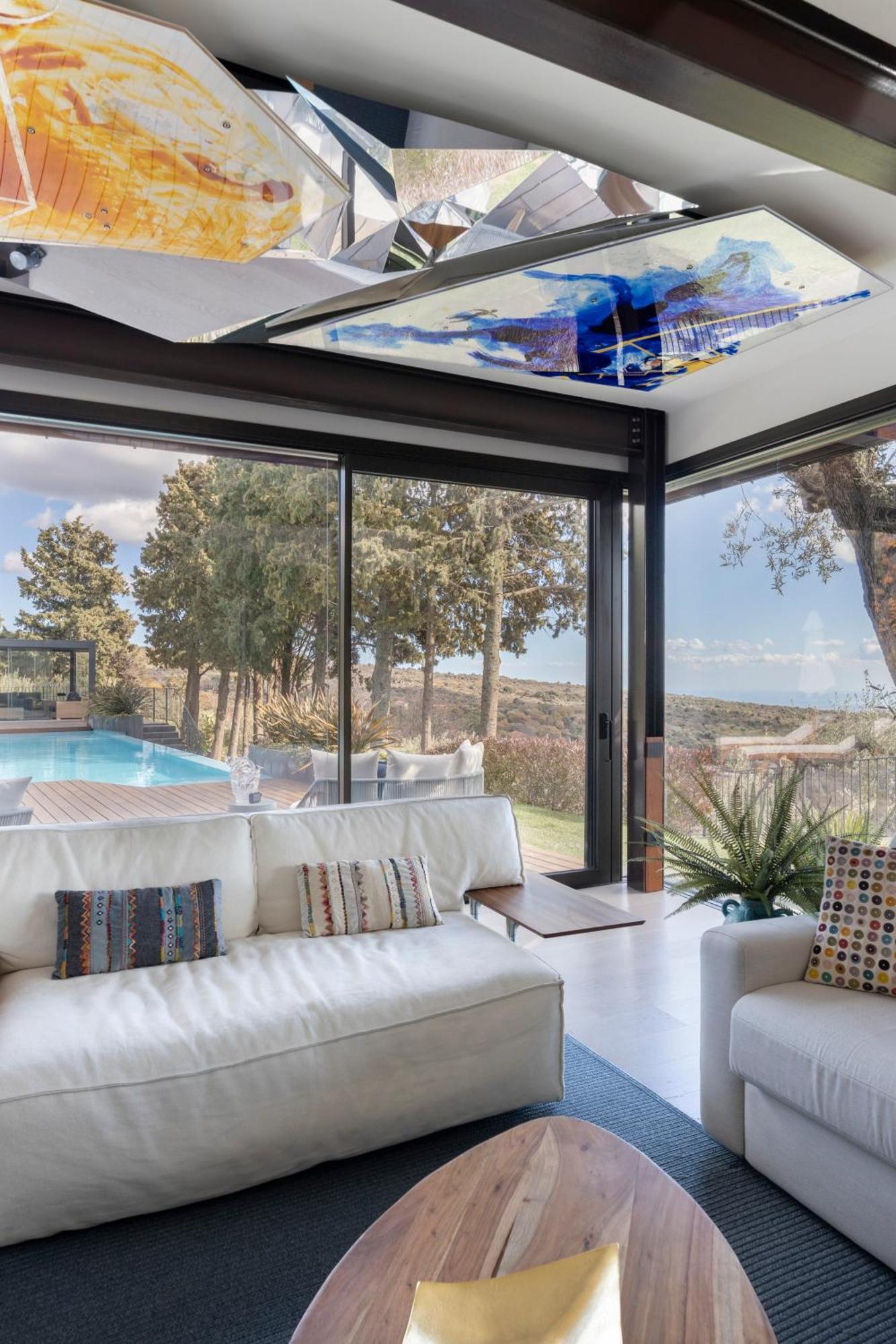 Scialaj Villa Di Lusso Sull'Etna Con Piscina E Vista Mare Ragalna Экстерьер фото