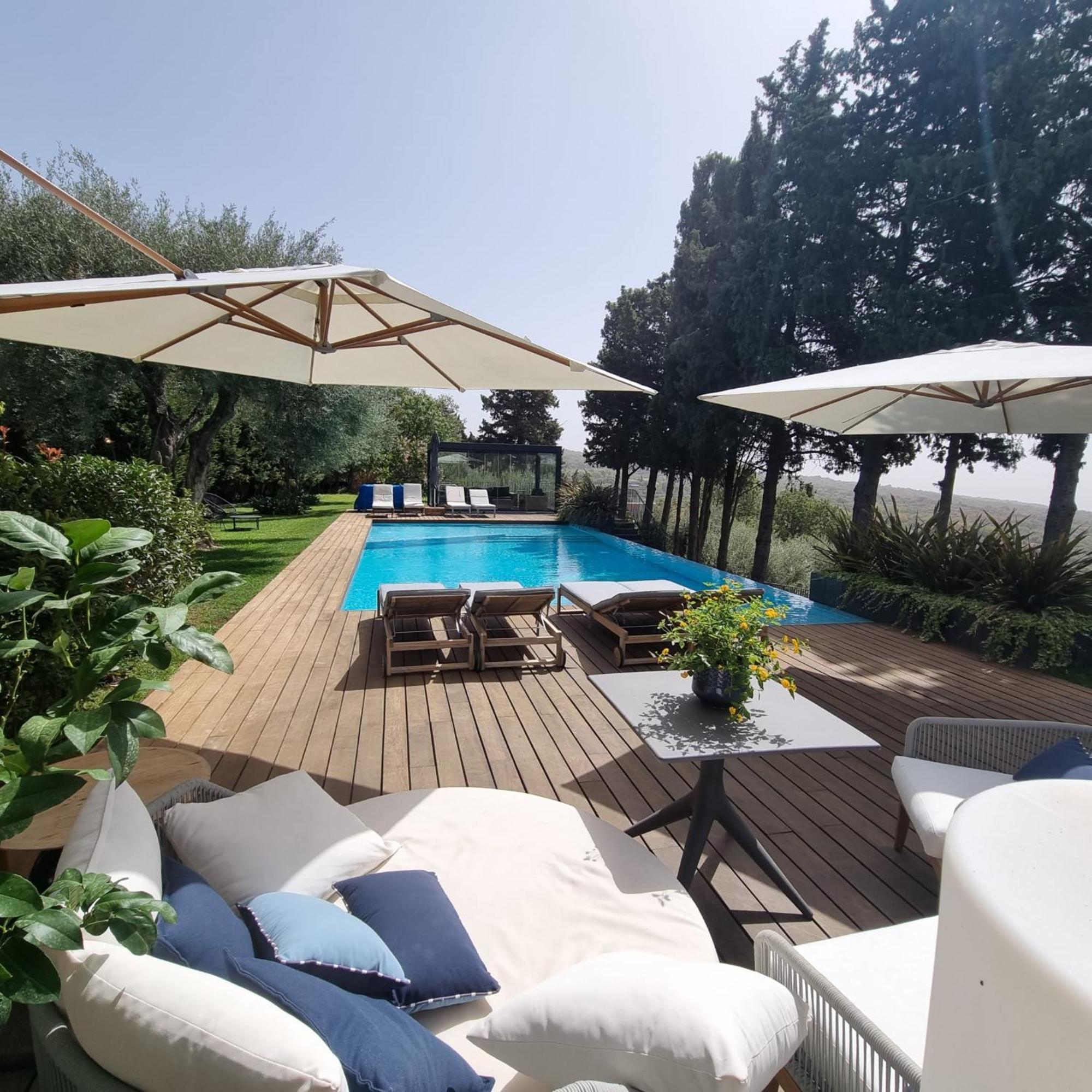 Scialaj Villa Di Lusso Sull'Etna Con Piscina E Vista Mare Ragalna Экстерьер фото